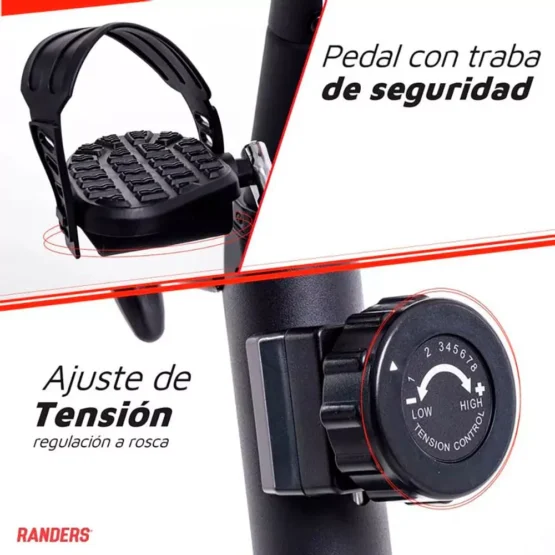 Bicicleta fija vertical Randers ARG 456 - Imagen 4